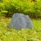 Decorative Outdoor Weather-Resistant Artistic Artificial Faux Stone Rock, Garden Patio Granite Grey Fiberglass Stone